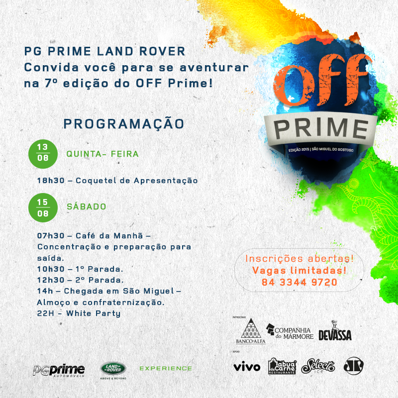 20150804 {OFF PRIME} - CONVITE PROGRAMAÇÃO