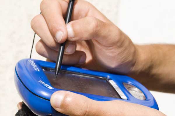 Crédito: IBGE/Divulgação. Computador de mão - PDA, que será utilizado pelos funcionários do Instituto Brasileiro de Geografia e Estatística - IBGE, durante a coleta de dados do Censo de 2010.