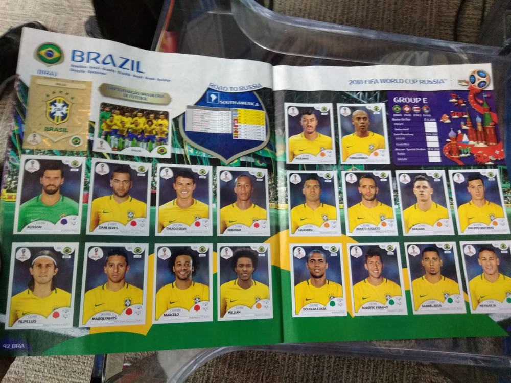 Álbum de figurinhas só tem um jogador da Seleção Brasileira que não foi  convocado para a Copa; veja quem é