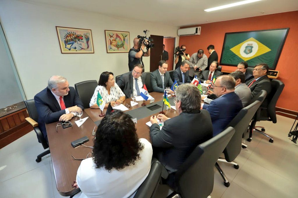 Resultado de imagem para bolsonaro e governadores do ne