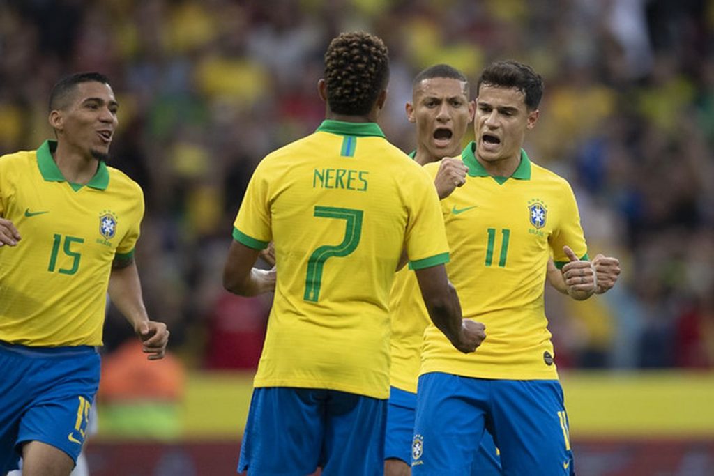 Camisetas de fútbol de BRASIL 2022 con L. PAQUETA, NEYMAR, VINI JR. 22 23,  P. COUTINHO, RICHARLISON, G. JESUS, T. SILVA, BRUNO G., PELE, CASEMIRO