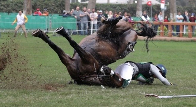 Irlanda V Zimbabué Jogadores Cavaleiros Cavalo De Ação Jogar Em