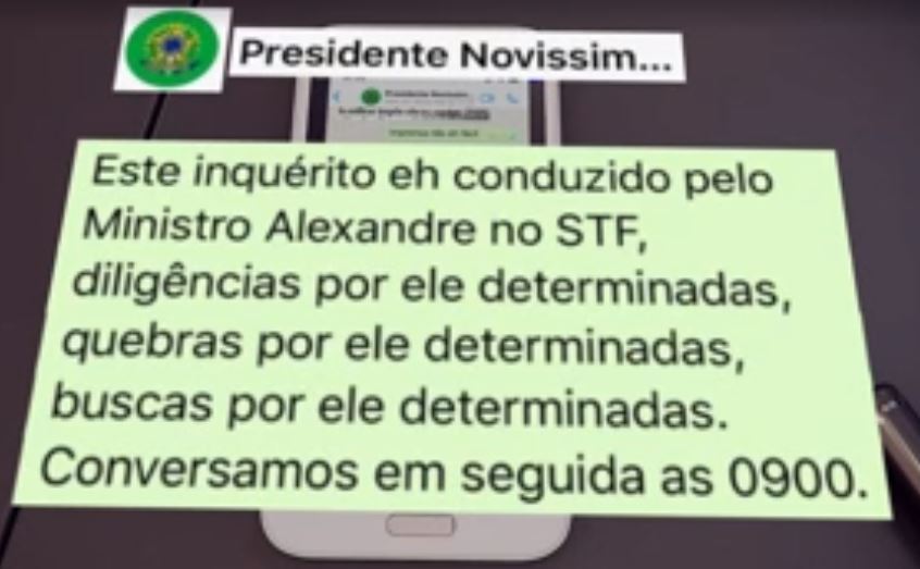 Moro exibe troca de mensagens em que Bolsonaro cobra mudança no ...
