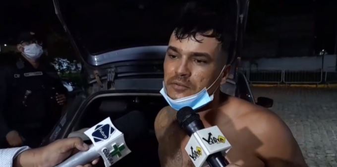 b Vídeo:Dupla rouba carro e mata vítima atropelada em Macaíba: “achei pouco”, diz bandido