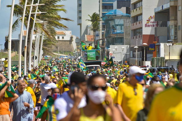salvador FOTOS: Brasília e outras capitais registram manifestações no Dia do Trabalho