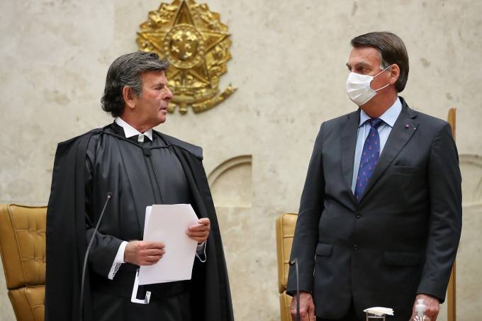 Bolsonaro diz estar pronto para conversar com Fux: “Não tem briga entre Poderes”