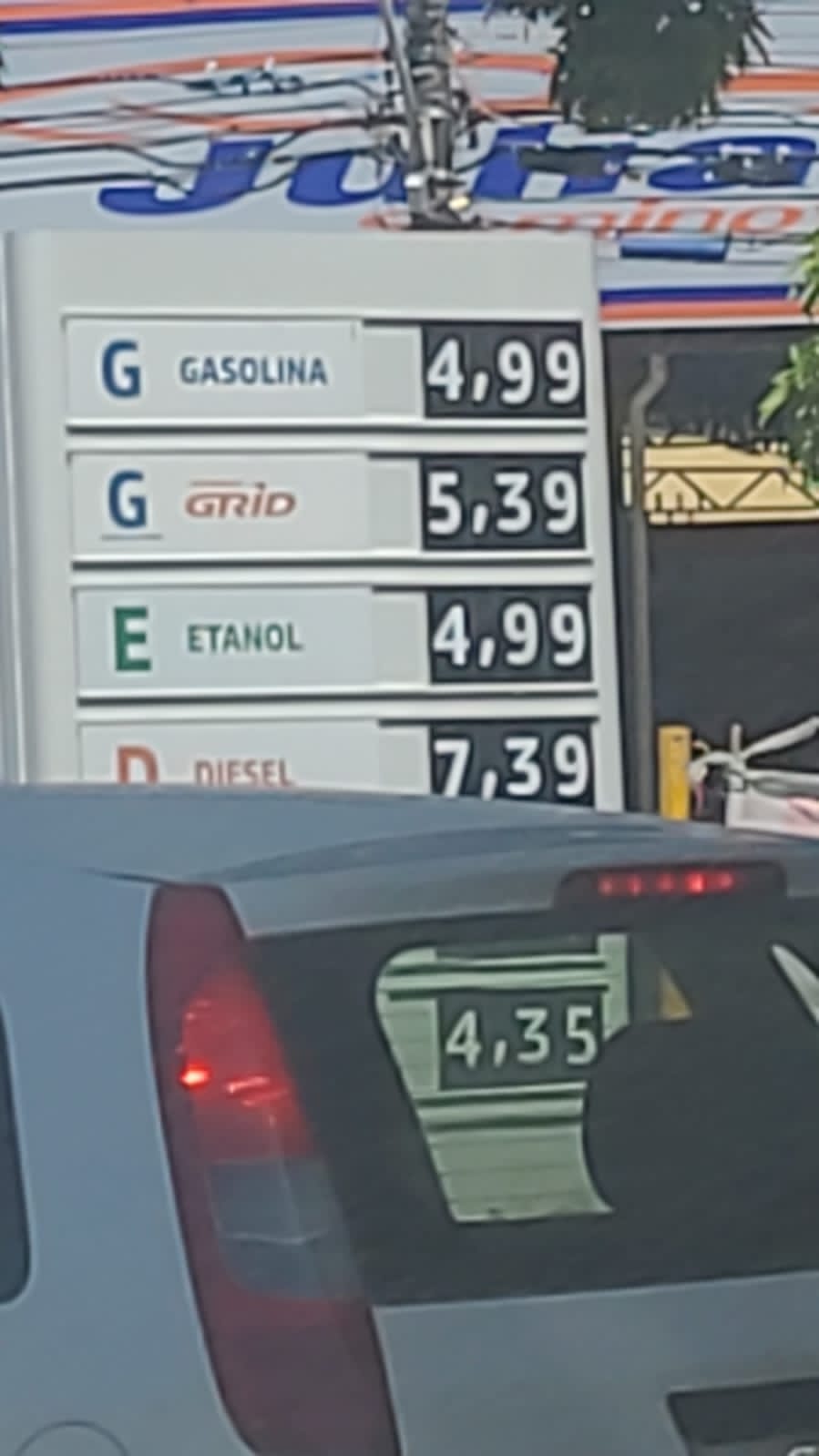 FOTO: Gasolina já é vendida abaixo de R$ 5 em Natal - Blog do BG