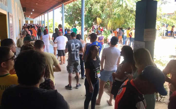 População reclama de longas filas para votação em Natal e no interior do RN  - Blog do BG