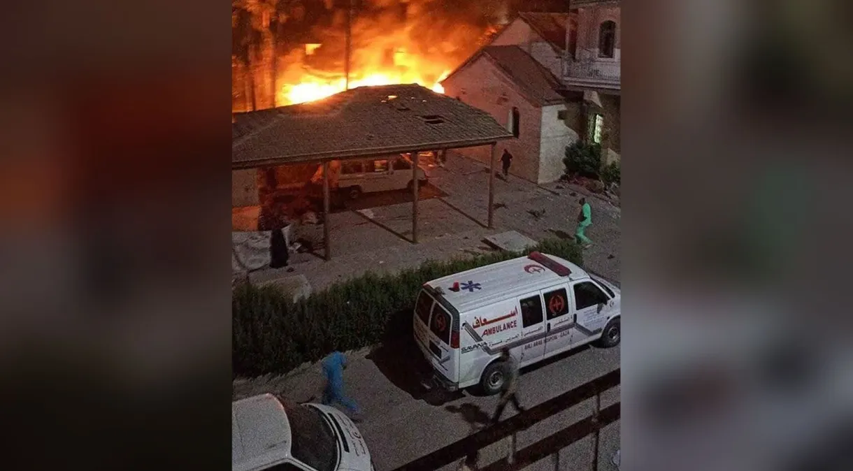 VÍDEO: Forças de Defesa de Israel publicam resultado do estrago nas  proximidades do hospital em Gaza - Blog do BG