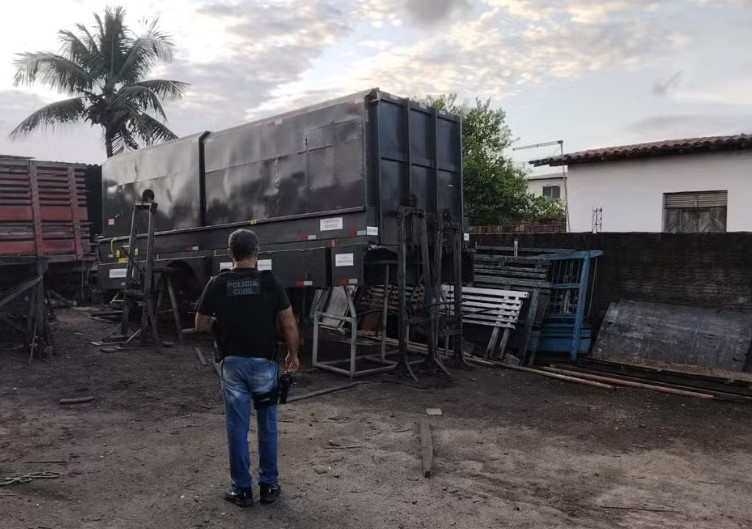 Equipamento usado em manutenção de turbinas eólicas foi recuperado pela polícia nesta segunda-feira (17) em Natal — Foto: Polícia Civil/Divulgação