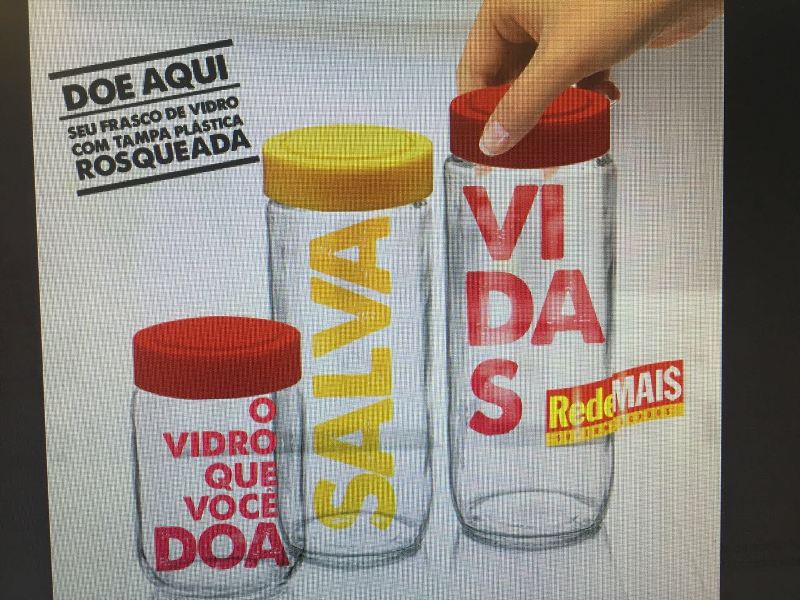 Doe Frascos Doe Vidas Rede Mais