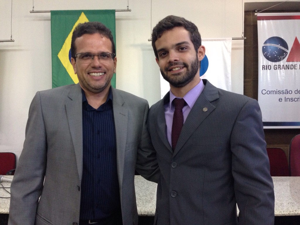Juiz Fábio Ataíde e Advogado Gabriel Bulhões - Coordenador do Curso de Ciências Criminais Integrais