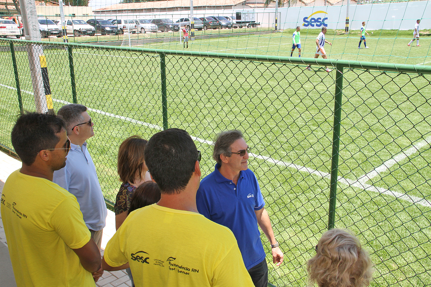 Marcelo Queiroz visita as instalações do Sesc Zona Norte