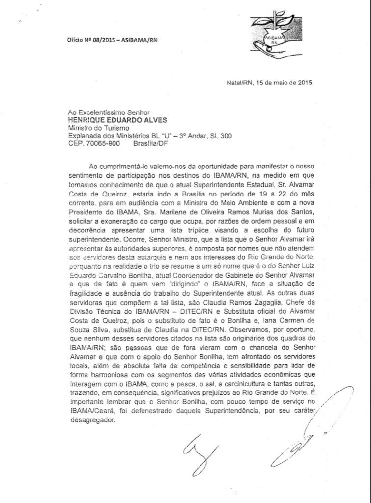 Oficio IBAMA