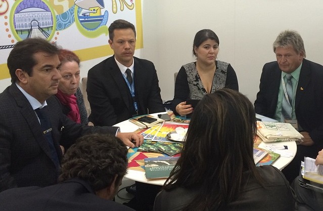Ruy Gaspar com a Thomas Cook, março 2015