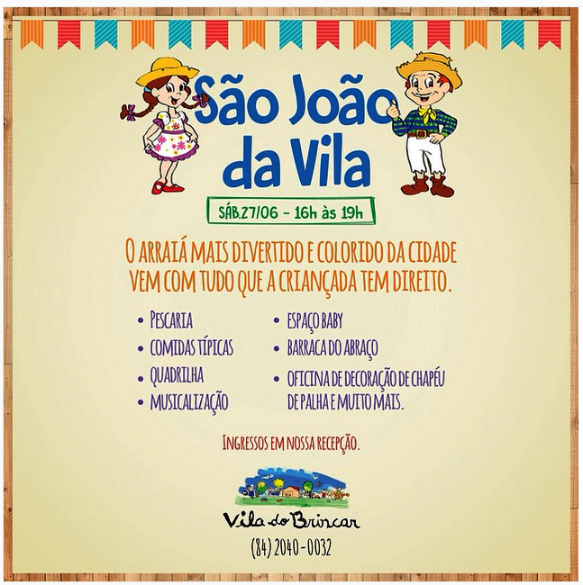 São João na Vila do Brincar