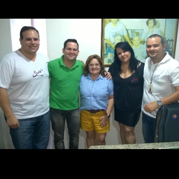 Suerda Medeiros com a direção da Sidys TV em Currais  Novos