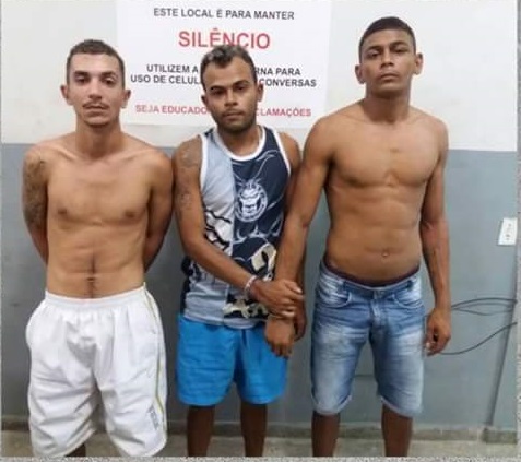 Trio é detido na zona Norte