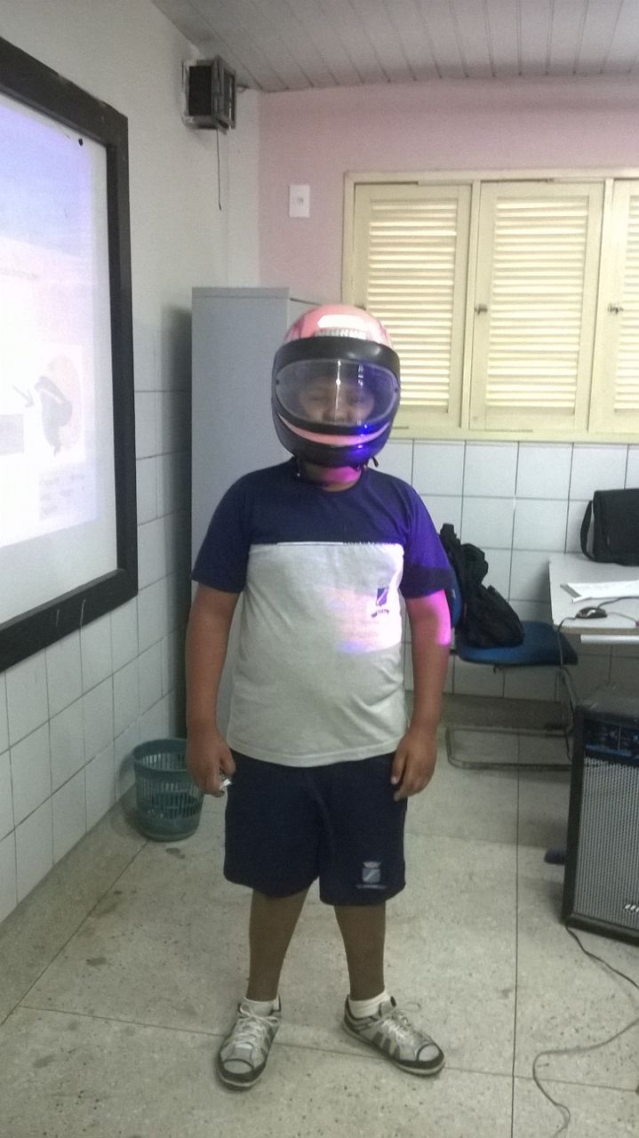 Uso do capacete
