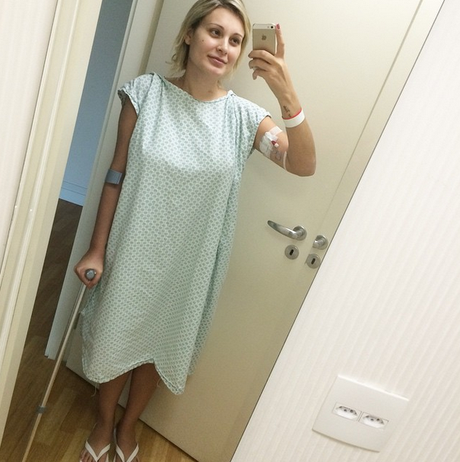 Andressa Urach voltou a andar neste domingo (8) Foto: Instagram / Reprodução