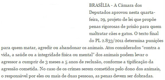 animais