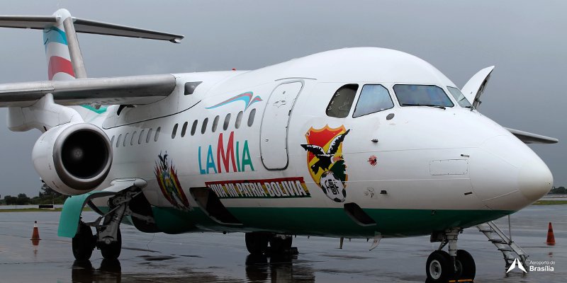 LAMIA: Avião que trouxe Seleção da Bolívia para Natal fez parada não  programada em Brasília - Blog do BG