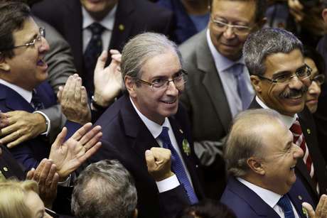 Liderando um bloco de 218 deputados, Cunha obteve um número ainda maior de votos Foto: Ueslei Marcelino / Reuters