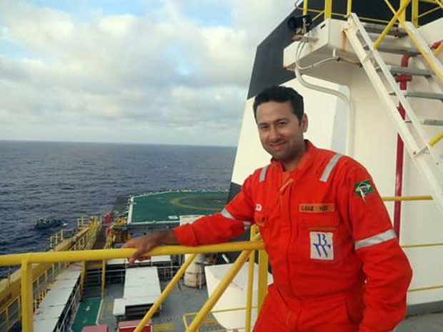 Mossoroense, Luiz Cl?udio Nogueira, de 43 anos, trabalhava como t?cnico de seguran?a na BW Offshore (Foto: Arquivo familiar)